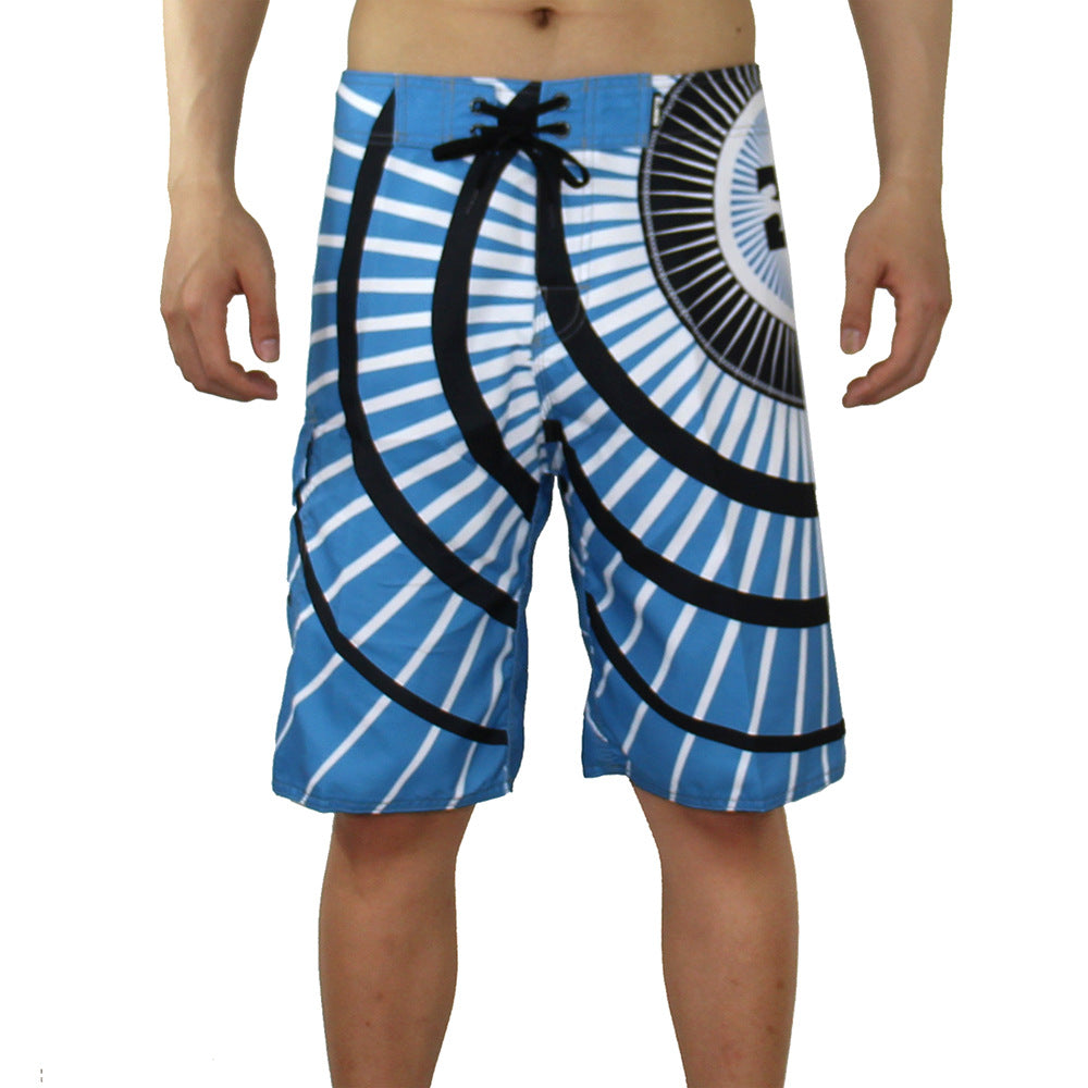 Checkered Black Athletic Surf Shorts