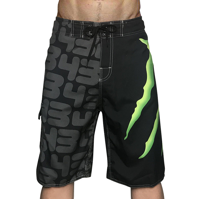 Checkered Black Athletic Surf Shorts